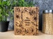 Blank Recipe Book For Mom Custom Journal Wooden Binder Personalized CookBook 