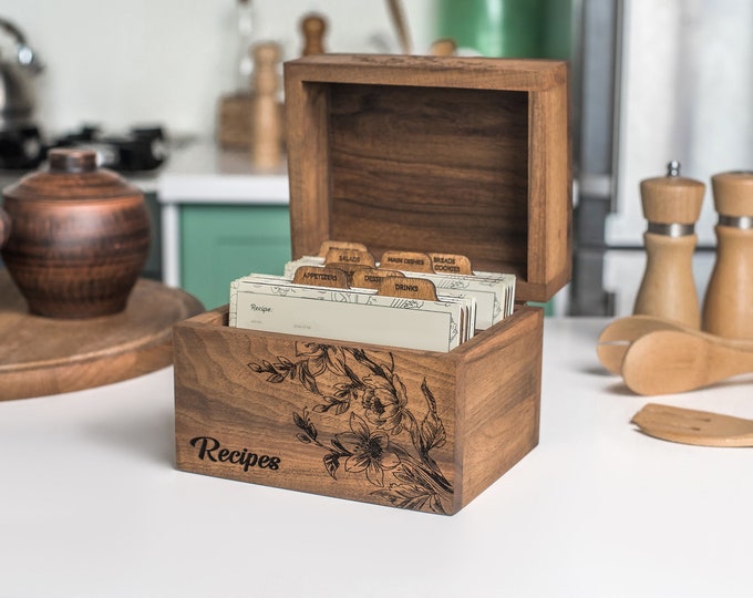 4x6 Recipe Box — Sheckler Woodworking