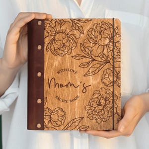 Personalized Recipe Binder Cookbook To Write In Your Own Recipes, Custom Family Recipe Book