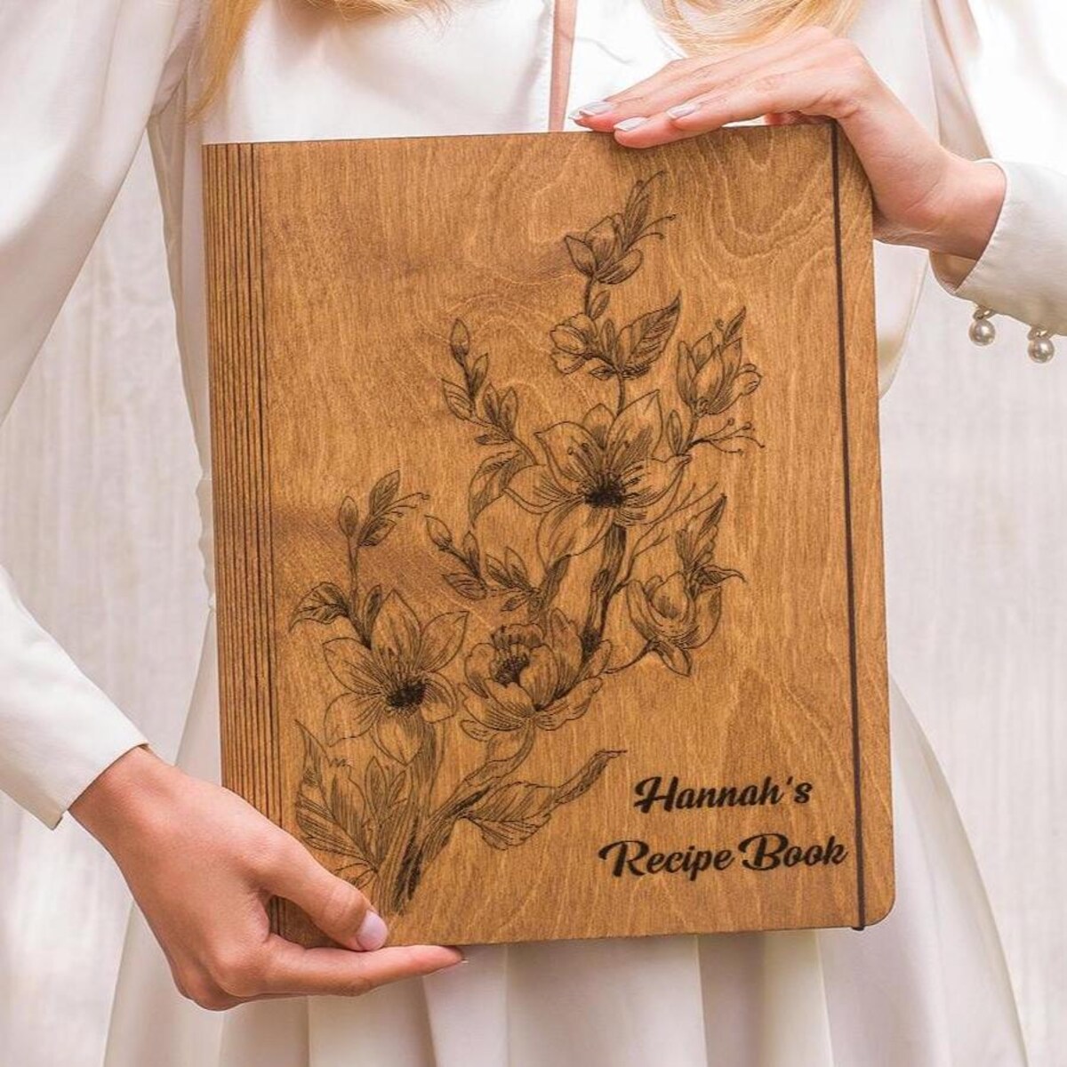 Custom Recipe Book Wooden Cookbook Personalized Recipe Binder Kitchen Recipes Storage - Etsy