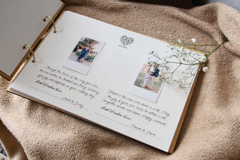 Polaroid Guest Book Wedding Instax Photo Album Bridal Shower Etsy