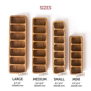 Pill Organizer With Custom Name, Cute 7 Day Pill Box For Purse, Wooden Pill Case And Vitamin Organizer, Mental Health Gifts image 4