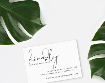 printable rsvp card etsy printable rsvp cards