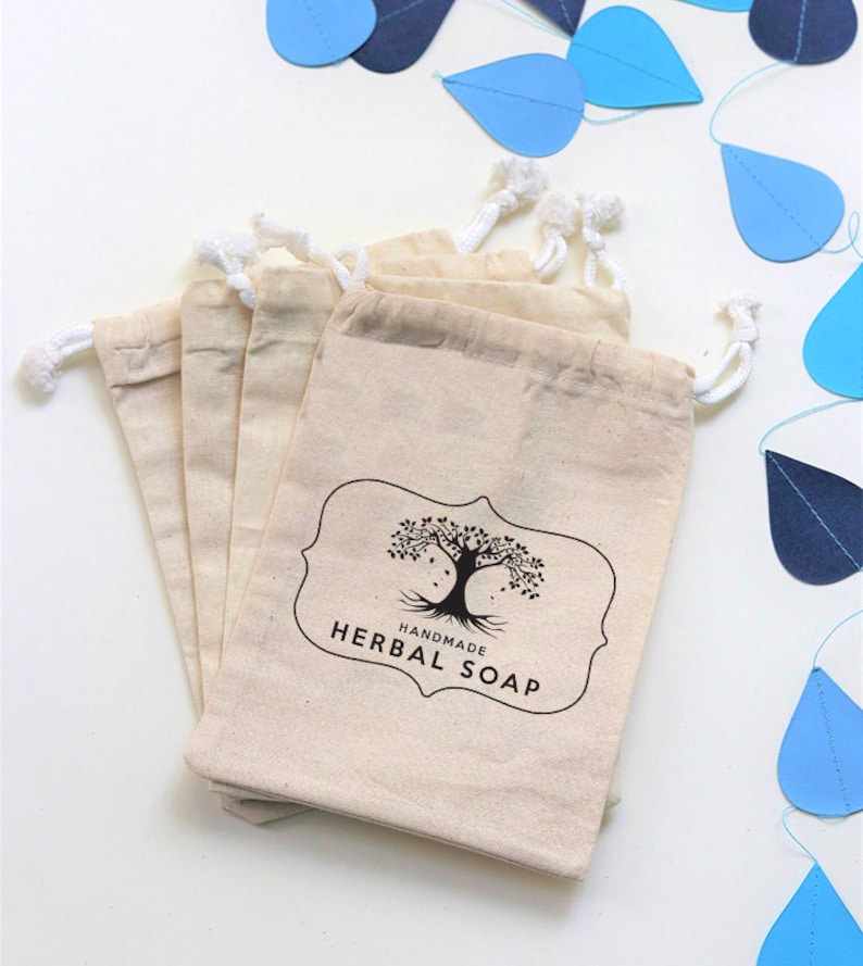 Custom Logo Merchandise Bag Print Favor Bags Unique Party Etsy