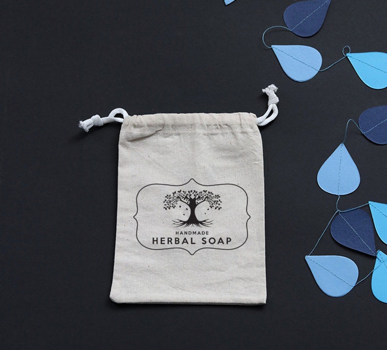 Custom Logo Merchandise Bag Print Favor Bags Unique Party Etsy