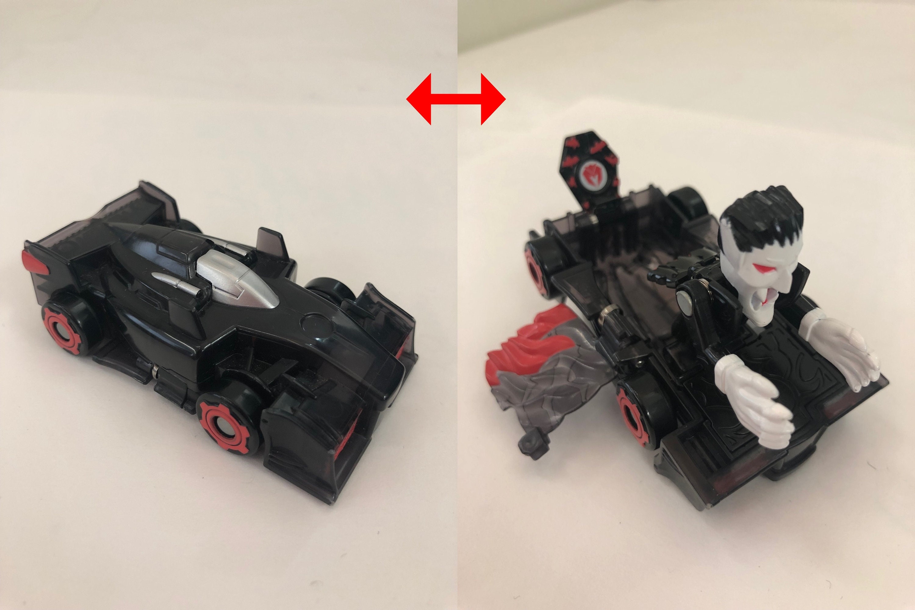 Sonokong TURNING MECARD GARGOTOS Robot Action Figure - Transforms Into Car, 5 Inch