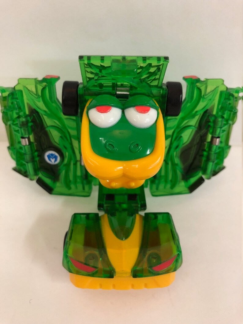 Turning Mecard Kurugy Transformable Robot Car Action Figure (2015) With 2 Cards – Sonokong Korea TV Toy