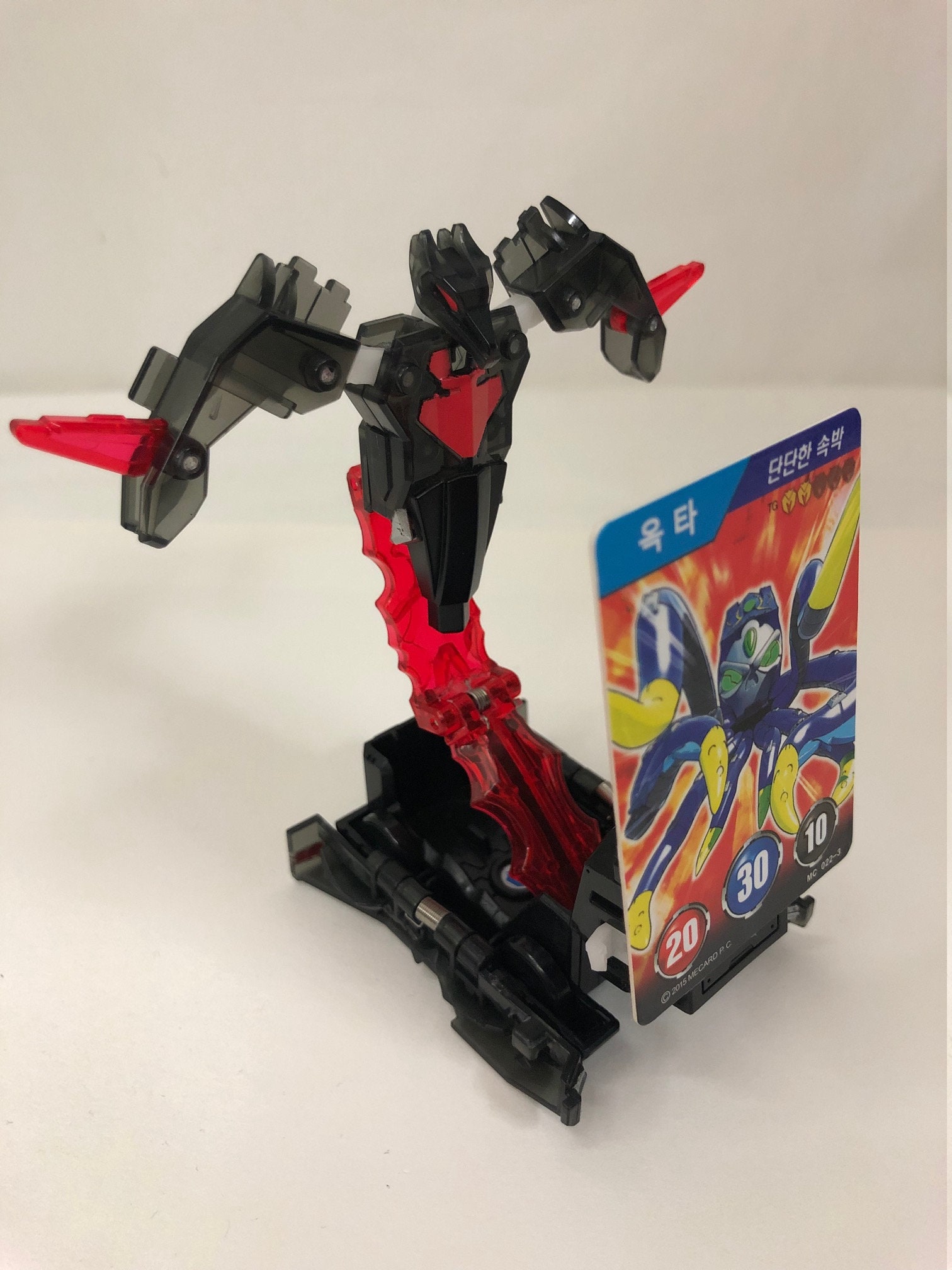 Buy TURNING MECARD MEGA Transformable Robot Car Korea Figure 2card Used Online In India