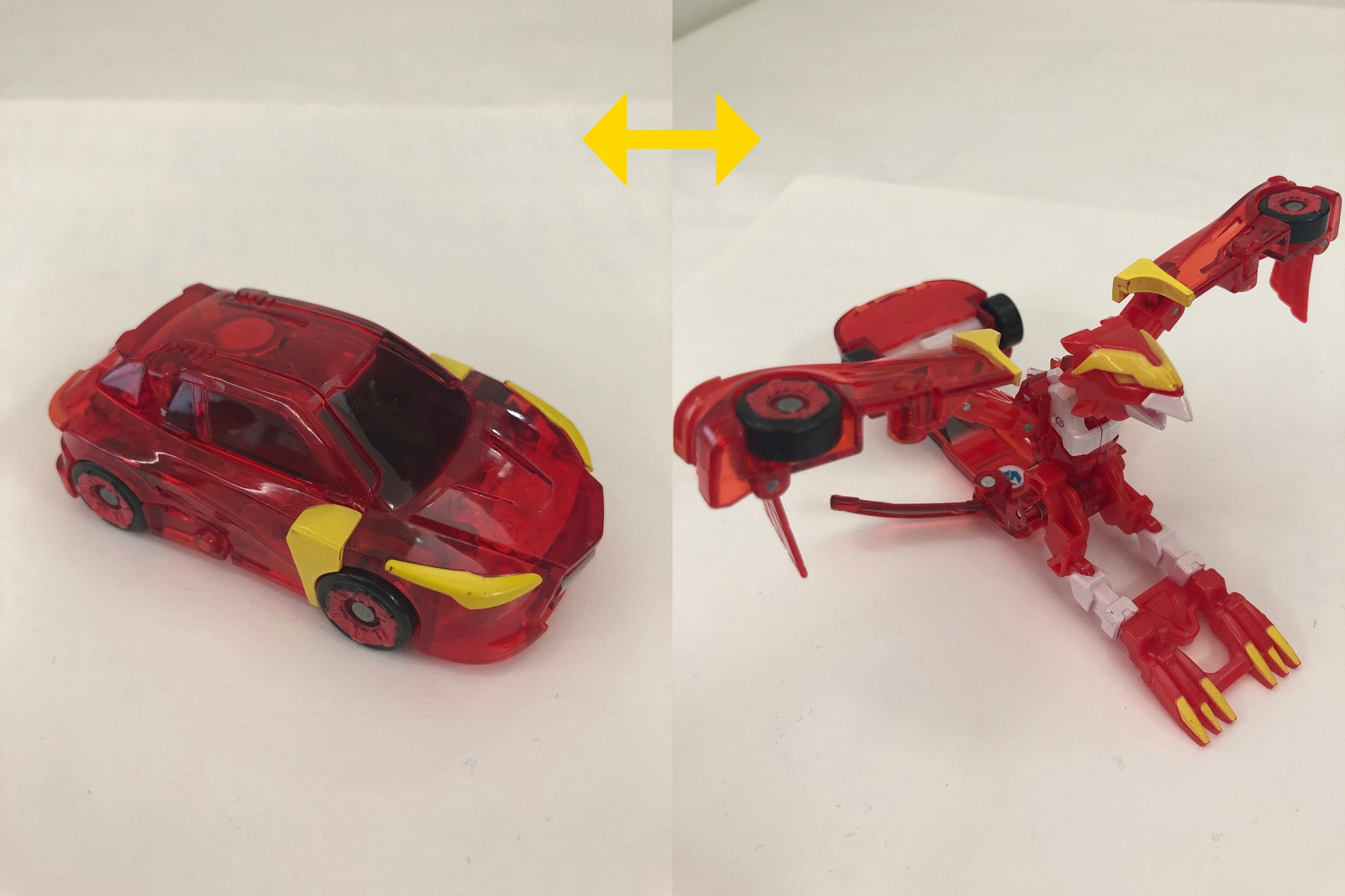 PHOENIX Transformable Robot Car Korea TV Figure+2card México