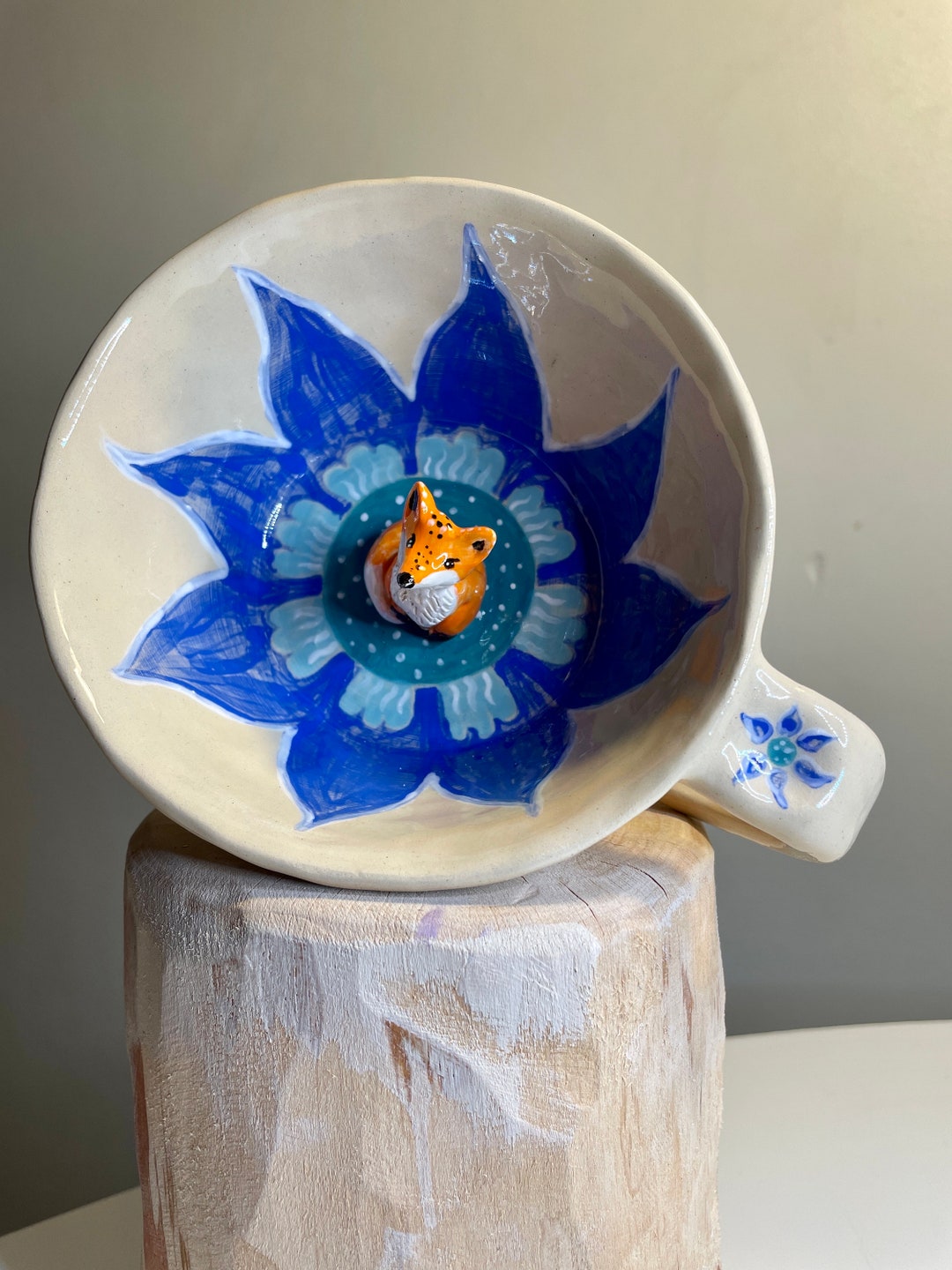 Handmade Ceramic and Pottery Unique Mug With Animal Figure Etsy