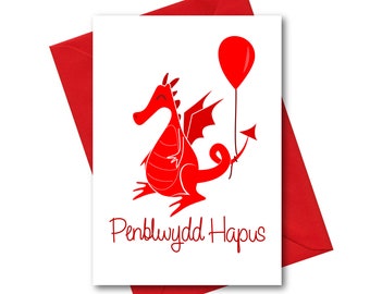 Carte D Anniversaire De Dragon Etsy France