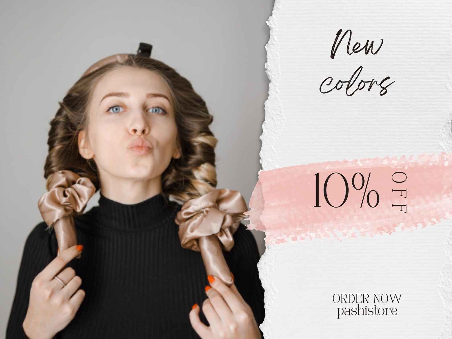 Hair Heatless Curling Ribbon Set Silk Curling Ribbon and Etsy