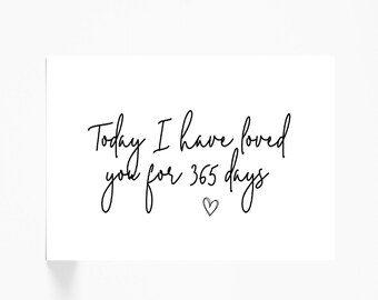 1 Year Anniversary Etsy Uk