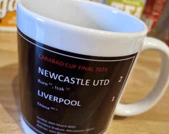 Newcastle United 2025 Carabao Cup-vinnarmugg