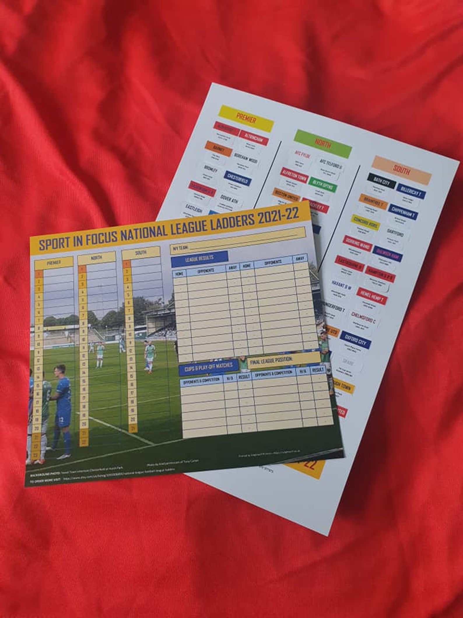 National League Football League Ladders Etsy UK