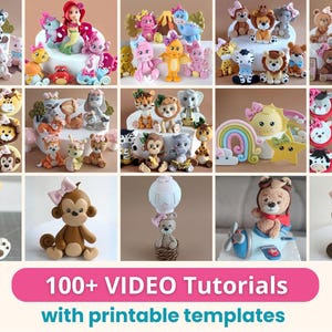 Get Instant Access to 100+ Cake Topper Tutorials with Templates Loved by Thousands!