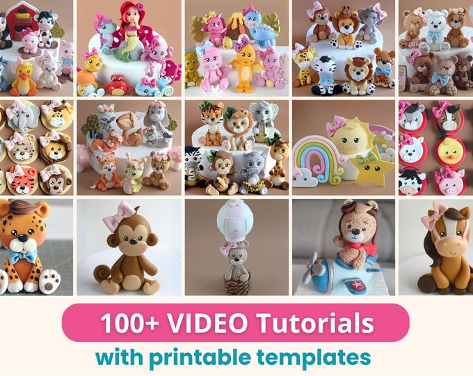 Featured listing image: Get Instant Access to 100+ Cake Topper Tutorials with Templates Loved by Thousands!