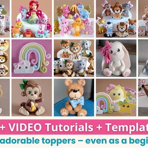 Ottieni accesso immediato a oltre 100 tutorial per decorazioni per torte con modelli amati da migliaia di persone!