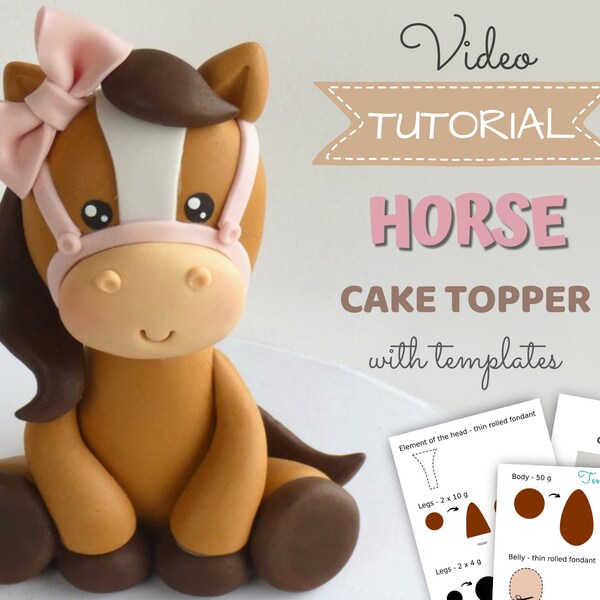 Horse Cake Topper - Etsy