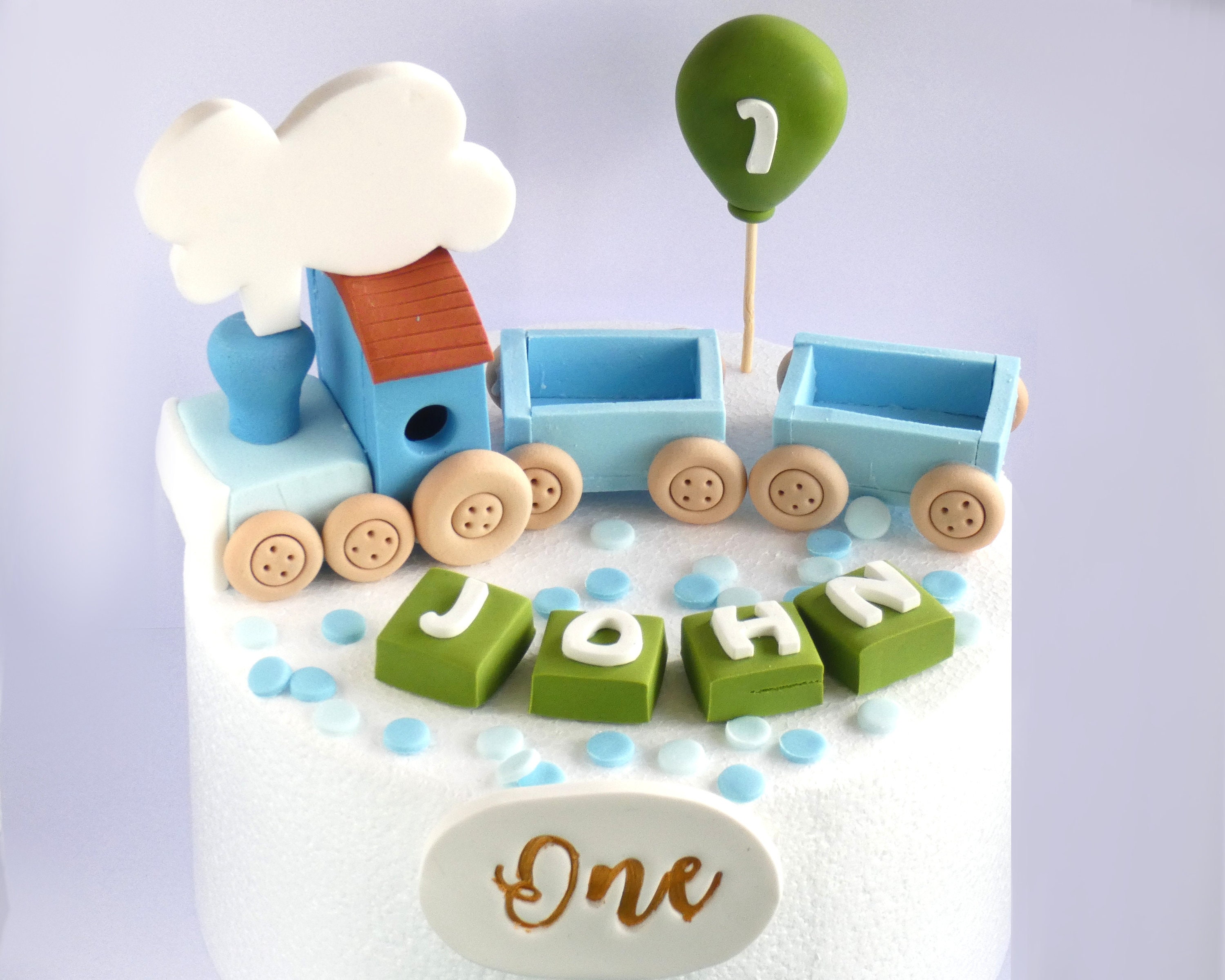 Fondant Train Cake Topper Train Decorations Sugar Train for Etsy