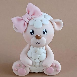 Sheep cake topper VIDEO Tutorial with templates