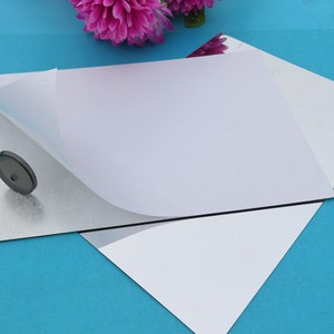 Flexible Mirror Sheet/ Mirror Sticker 2 Sheets /dolls House Furniture  Mirror /soft Nonglass Craft Plastic Mirror Sheet Cuttable 