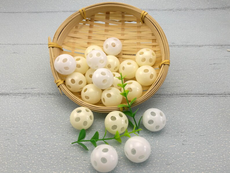 10 rattle ball insert / 24 mm rattle insert/Plastic Rattle Etsy