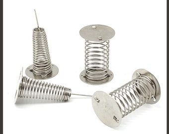 Small Compression spring,Coil springs, modelling clay,6 pieces compression springs, used to make toy bases