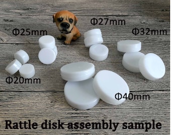Pet Toy Rattle Inserts: DIY Rattle Disks - 15 pc Sample Pack