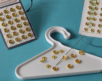 7mm Mini Snap Buttons: Doll Clothes Sewing Supplies