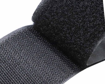 Flame Retardant Hook and Loop Tape: Black Fire-Resistant Fastener