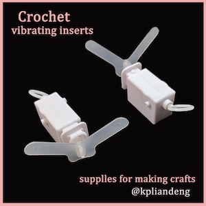 Crochet vibrating inserts for making toy wings vibrating, crochet Buzz the Bee and vibrating inserts for stuffed animals, Toy movement