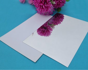 Dollhouse Mirror Sheet: Unbreakable Plastic, Sewing Craft Mirror (2-3 pcs)