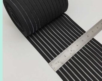 6.4"(16cm) black Waist belt back support belt, back support elastic band for making waist training belt