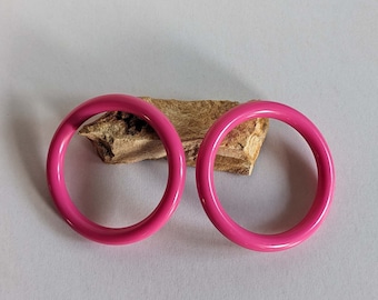 Plastic Macrame Rings, 2-inch Craft Hoops, 10 Pcs