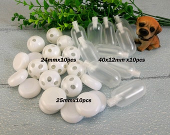 100 Stück 50mm Spielzeug-Quietscher – Ersatzteile Zum Reparieren Von Hundespielzeug Und Kuscheltieren