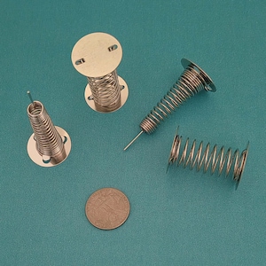 Small Compression Springs: Toy Base Coil Springs (6 Pieces)