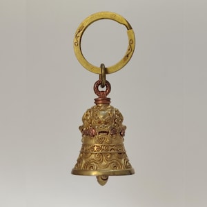 Bronze lion motorcycle bell: a symbol of safe riding for boyfriend，Chinese Collection Gift