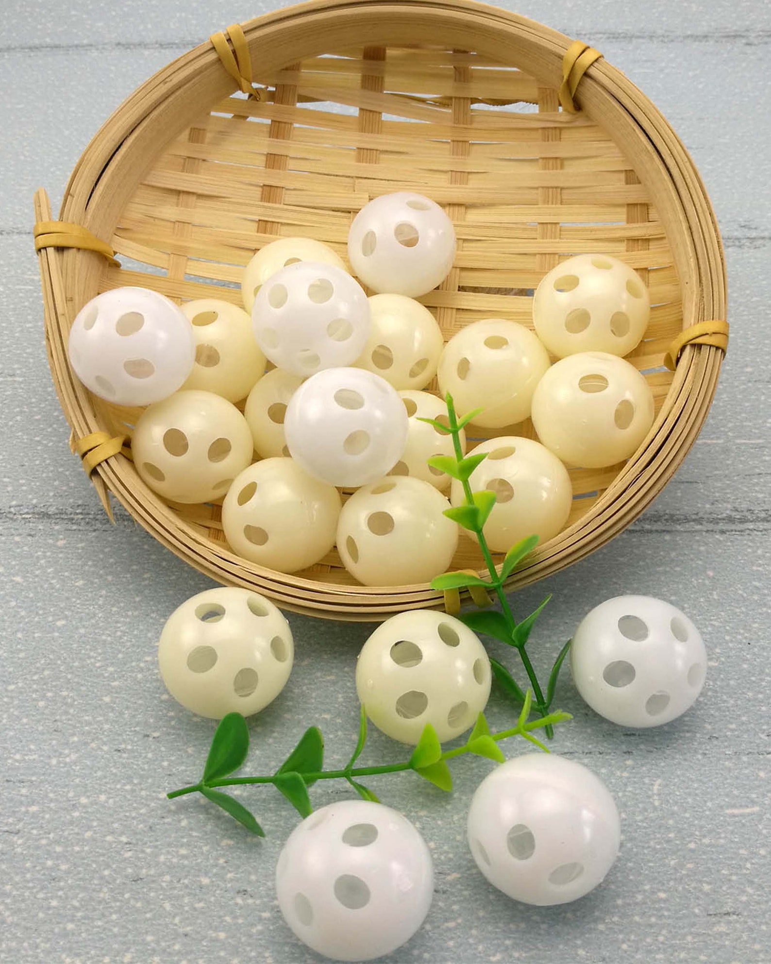 Toy Rattle Insert Plastic Rattle Ball Inserts: 24mm Noise Makers, Dog Toy Rattles (18 Pcs ...