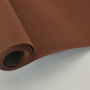 16 inch wide brown elastic band,wide brown elastic ,riding boot elastic strap, 40cm wide heavy-duty elastic strap image 2