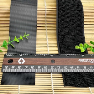Black Sew-On Hook and Loop Set: 2-Yard DIY Shoemaking & Repair