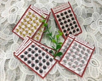 5mm snap buttons,  used to make   Dolls costumes, available in 4 colors.