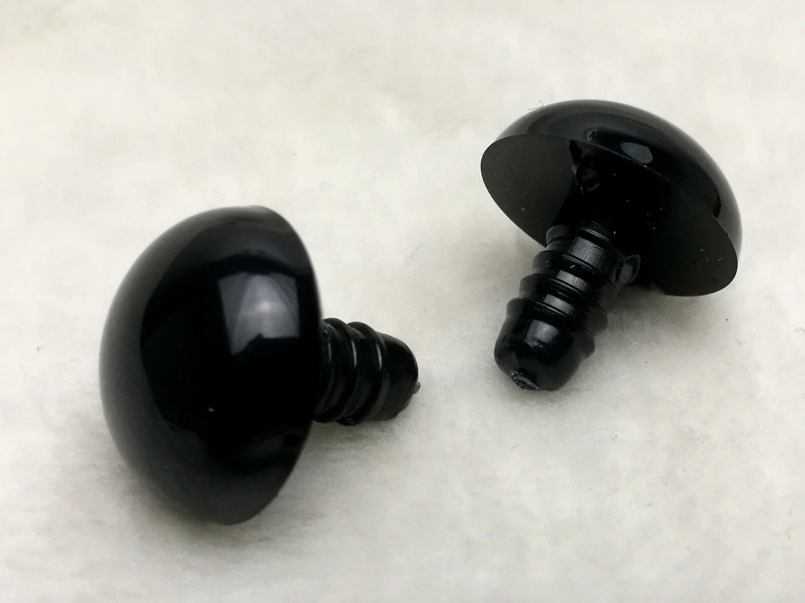 18 Mm Solid Black Round Safety Eyes 10 Pairs/black Safety Eyes Etsy