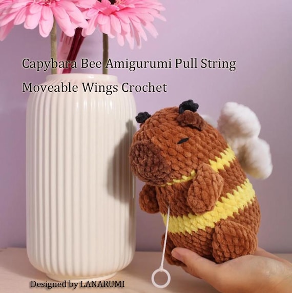 Häkeltier Spielzeug Vibration Einsatz: Buzz the Bee, Kuscheltier mit  Bewegung (65x40x20 mm, 2 Stk