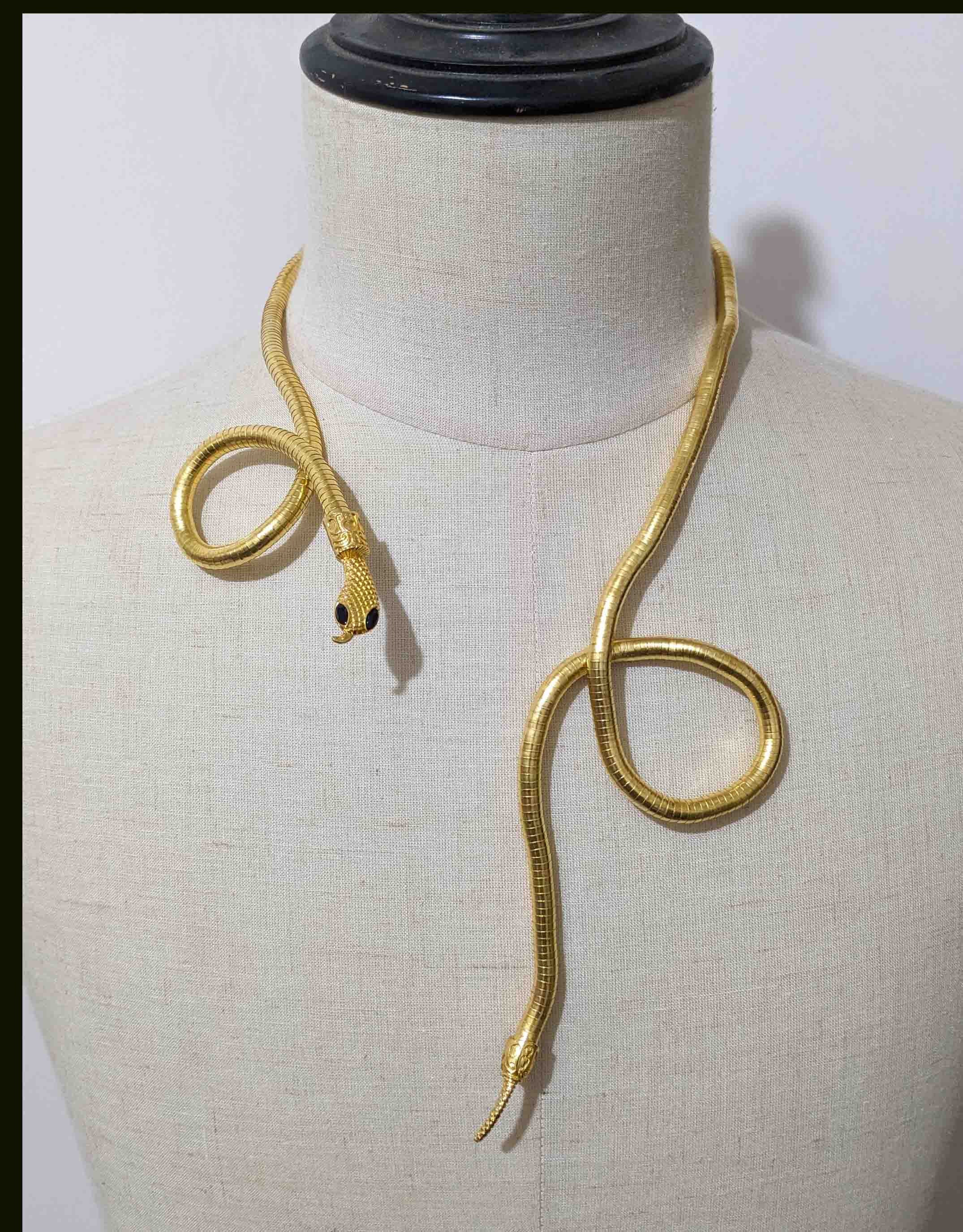 Acquista Creativo serpente girocollo catena vintage collana di serpenti moda donna partito gioielli personalità regali punk in Italia a partire da 2.47