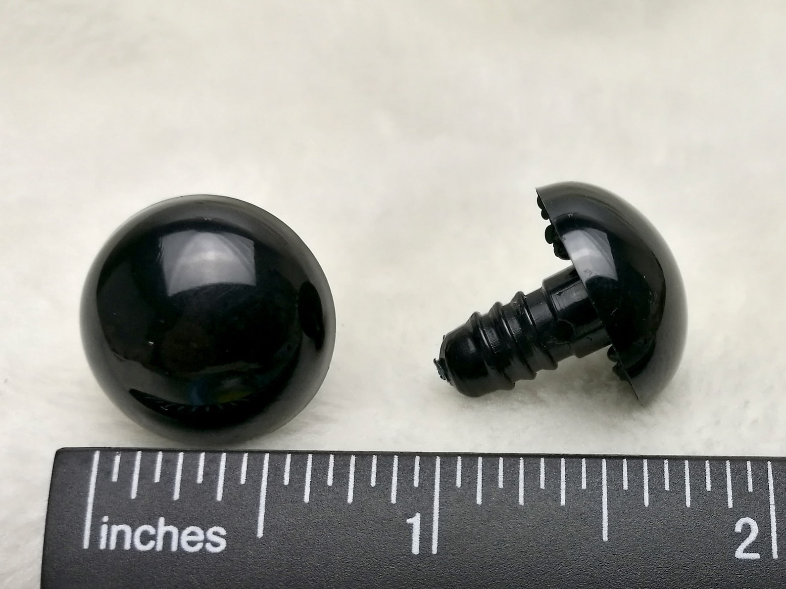 18 Mm Solid Black Round Safety Eyes 10 Pairs/black Safety Eyes Etsy