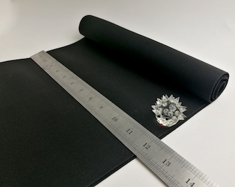 Banda elástica súper ancha negra de 12" y 30 cm de ancho 1 yardas / elástico resistente / Elástico de cintura / elástico grueso