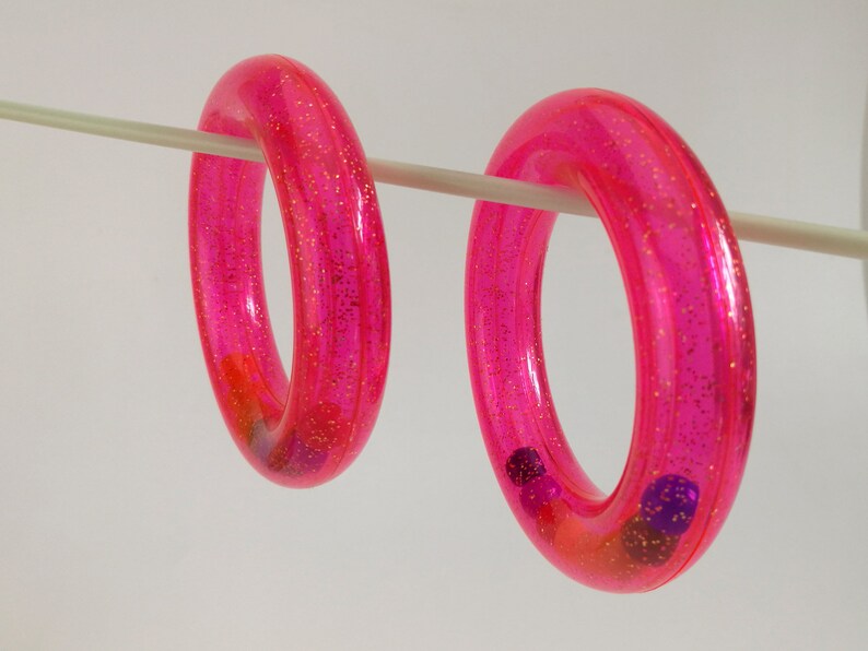 Baby Plastic Rattle Ring/ Rattle Ring/Flash pink Rattle insert Etsy