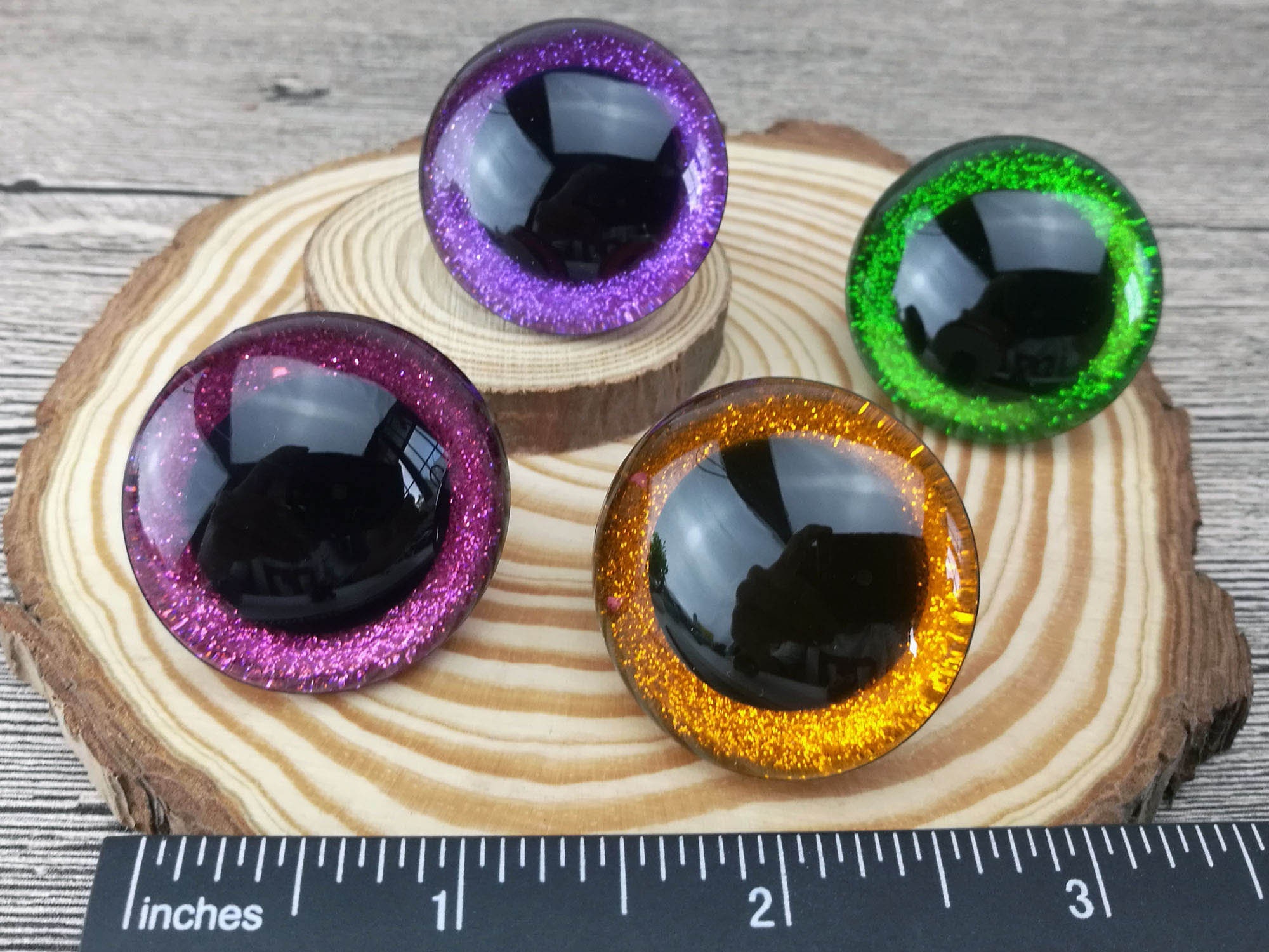 12mm Colorful Safety Eyes for Amigurumi Crochet Puppet Doll Animal