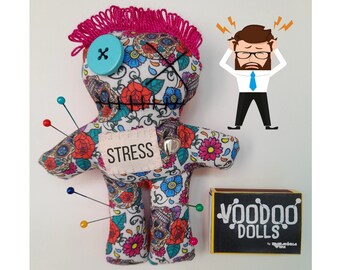 Stress Vududollshop Pin Cushion Dammit Doll Bullshit Funny Voodoo Doll Worry Doll Swearing- Snarky Therapy Fridge Magnet